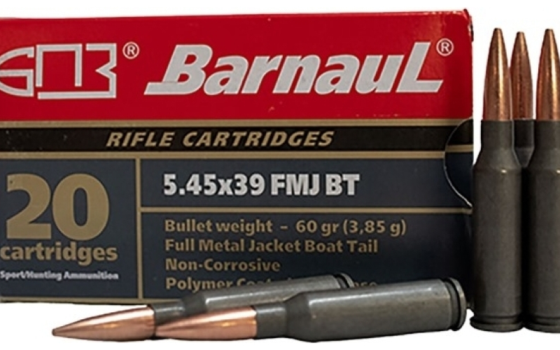 Barnaul Ammunition 5.45x39mm 60gr full metal jacket 20/box